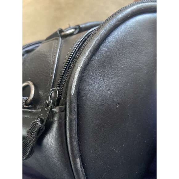 View padded faux leather camera bag with handle - Picture 9 of 10